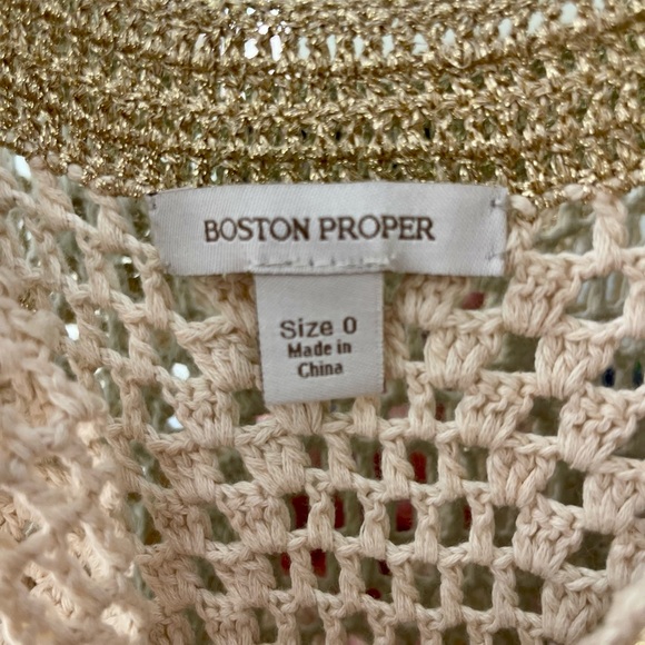 Boston Proper Crotchet Dress/Swim Cover Up (Size 0) - Picture 3 of 4